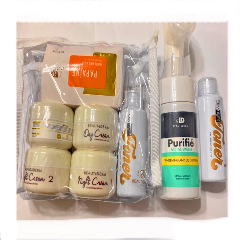 Beautederm Trial Set with Facial Wash Brush and 60 ml Toner