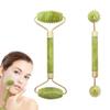 Facial Massage Roller Guasha Board Double Heads Jade Stone Face Lift Body Skin Relaxation Slimming Beauty Neck Thin Lift Tools-D pc view 4