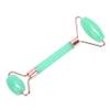 Facial Massage Roller Guasha Board, Double Heads Natural Jade Stone Face Lift Body Skin Relaxation Slimming Beauty Neck Thin Lift-1pcsG view 1