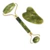 Facial Massage Roller Guasha Board Double Heads Natural Jade Stone Face Lift Body Skin Relaxation Slimming Beauty Neck Thin Lift-2pcs 02 view 1