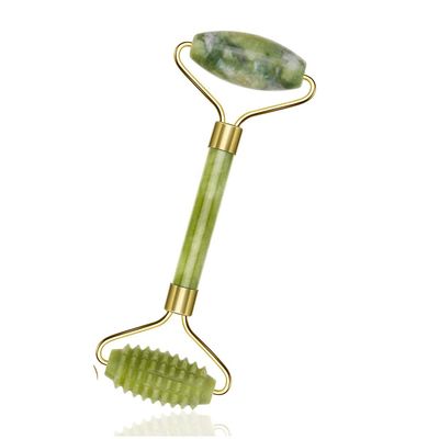 Facial Massager Roller Guasha Board Plate Green Natural Jade Stone Eye Thin Relax Slimming Face Massage Tools Best for Wrinkles-H