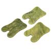 2pcs Facial Massager Roller Guasha Board Flat, Natural Jade Stone Eye Neck Thin Lift Relax Slimming Face Massage Tools-M Set view 4