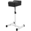 Hurrise Pedicure Stool, Height Footrest, Black, Faux Leather, Rectangular Shaped Cushion, Modern, for Salon and Manicure view 1