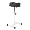 Hurrise Pedicure Stool, Height Footrest, Black, Faux Leather, Rectangular Shaped Cushion, Modern, for Salon and Manicure view 2