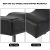 Hurrise Pedicure Stool, Height Footrest, Black, Faux Leather, Rectangular Shaped Cushion, Modern, for Salon and Manicure view 3