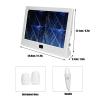 12-Inch Skin Scalp Detector - Multi-Functional Rechargeable Hair Follicle Skin Analyser with High-Definition Optical Mirror & 3 Light Modes view 2