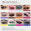 BestLand 12 Colors Matte Liquid Eyeliner Set Rainbow Colorful Neon Eyeliner Pencil Pigmented Waterproof Smudgeproof Long Lasting Gel Eye Liner Christmas Makeup Gift Kit for Women (Set A) view 2
