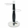 Haryali London Shaving Stand for Men's Shaving Set, Razors, Brushes - Chrome & Black view 4