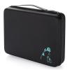 Hipiwe 108 Bottle Essential Oils Carrying Case Holds 5ml, 10ml, 15ml Bottles Hard Shell Exterior EVA Essential Oils Storage Organzier Bag with Foam Insert and Carrying Handle (Black 108 Slot) view 1