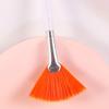 SOLUSTRE 4pcs Fan Makeup Brush Portable Cosmetic Tools for Facial Masks Easy Application for Skincare Products Synthetic Bristles for Women and Girls view 4