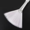 SOLUSTRE Makeup white makeup fan makeup brush DIY Face Brush with wood handle facial brush for Fan Shape mask for facials facial essence fruit acid skin care brush view 2