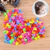 20pcs Butterfly Hair Clips Mixed Color Mini Hair Claws Barrettes Clamps Jaw Headwear Hair Styling Accessories (20pcs-B) view 2
