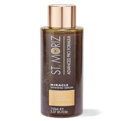 St Moriz Advanced Miracle Serum, Anti Ageing Fake Tan with Hyaluronic Acid, Light (150ml)