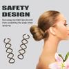 Spiral Bobby Pins Brown with Storage Tin, 20 Pcs Spin Pins for Hair (2 Inch), Premium Spiral Hair Pins for Buns, Non Scratched Twist Screw Hair Pins for Women Girls and Kids view 4