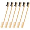 Geiserailie 3 Pieces Moustache Comb and Brush Beard Edge Brushes 2-in-1 Sapling Wood Mustache Comb Gentle Control Bamboo Eyebrow Hair Tool view 1