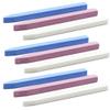 10Pcs Pumice Stone Nail Art Files Fingernail Toenail Nail Cuticle Pusher Remover Trimmer Sticks for Profession Beauty Salon Pedicure Manicure Sanding Buffing Tool, Random Color view 1