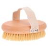 Healifty 1pc Beech Wooden Bathing Brush Natural Bristles Exfoliating Massage Brush for Body and Face Care Practical Shower Tool for and Relaxation view 1