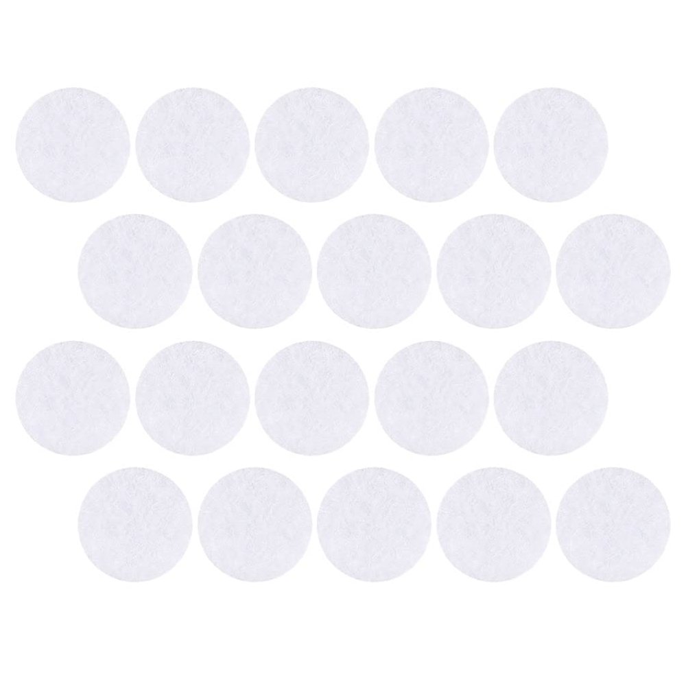 Healifty 3 Round Cotton Sponge Cotton Pads Diamond Filters Vacuum Filters Facial Sponge Cotton Pad Replace White Machine