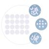Healifty 3 Round Cotton Sponge Cotton Pads Diamond Filters Vacuum Filters Facial Sponge Cotton Pad Replace White Machine view 2
