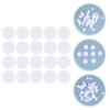 Healifty 3 Round Cotton Sponge Cotton Pads Diamond Filters Vacuum Filters Facial Sponge Cotton Pad Replace White Machine view 3