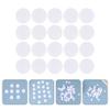 Healifty 3 Round Cotton Sponge Cotton Pads Diamond Filters Vacuum Filters Facial Sponge Cotton Pad Replace White Machine view 4