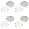 EXCEART 4pcs Powder Box Cosmetic Powder Container Empty Body Powder Container Makeup Powder Puff After- Bath Puff Empty Powder Case Glitter Containers Portable Travel Cover Abs view 2