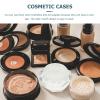 EXCEART 4pcs Powder Box Cosmetic Powder Container Empty Body Powder Container Makeup Powder Puff After- Bath Puff Empty Powder Case Glitter Containers Portable Travel Cover Abs view 3