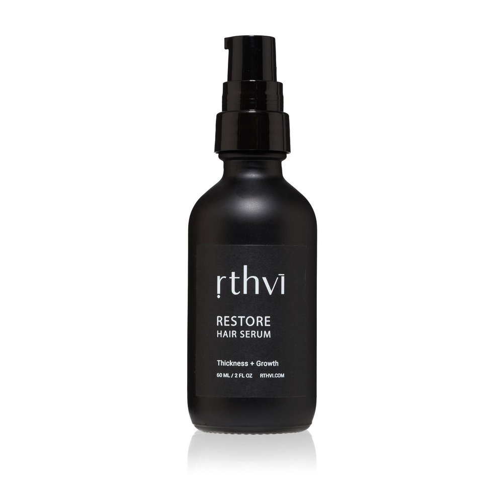 Rthvi Restore Hair Serum 2 oz for thicker and longer hair growth with Rosemary, Caffeine, Lavender & Amino Acids