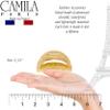 Camila Paris CP3192 French Hair Clip for Women Thick Hair for Long Curly Wavy Hair, Girls Hair Claw Clips Jaw, Durable Styling Big Claw Clip for Thick Hair, Strong Hold No Slip Grip, Made in France view 3