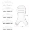 44 Piece Lash Lift Rods,Silicone Eyelash Perming Curler Makeup Tools,5 Sizes S/M/M1/M2/L,Reusable Lash Lifting Pads (Transparent) view 2