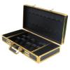 CNCEST Professional Barber Travel Organizer Box with Password Lock, Retro Storage Boxes Hand Suitcase Toolbox (55x27x10cm) view 1
