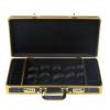 CNCEST Professional Barber Travel Organizer Box with Password Lock, Retro Storage Boxes Hand Suitcase Toolbox (55x27x10cm) view 4