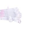 60 Pcs Pink Diamond Disposable Mascara Brushes Eyelash Spoolies Makeup Brush Mascara Wand in Sanitary Tube Lash Supplies view 3