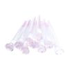 60 Pcs Pink Diamond Disposable Mascara Brushes Eyelash Spoolies Makeup Brush Mascara Wand in Sanitary Tube Lash Supplies view 4