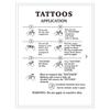 Dopetattoo 6 Sheets Temporary Tattoo Helm of Awe Viking Symbol Viking Fake Tattoos Norse Wing Tattoos Neck Chest for Women Men Adults(No more Sticky) view 4