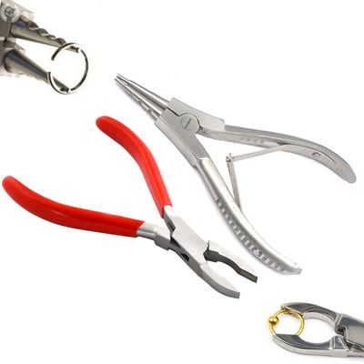 AAProTools Bead Capture Ring Opener & Closer Set Red - Ball Closure Body Piercing Tool Tattoo