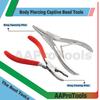 AAProTools Bead Capture Ring Opener & Closer Set Red - Ball Closure Body Piercing Tool Tattoo view 2