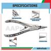 AAProTools Bead Capture Ring Opener & Closer Set Red - Ball Closure Body Piercing Tool Tattoo view 4