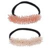 Beaupretty 2pcs Rhinestone Bead Hair Bun Maker Elegant Styling Accessory for Effortless Updos for Daily Wear Includes Bun Former view 1