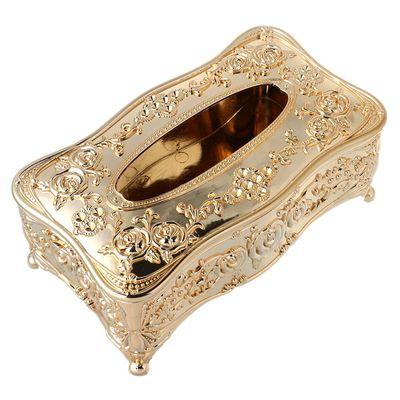 HELYZQ Luxury European Style Acrylic Tissue Box KTV Handkerchief Toilet Paper Holder