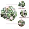 Sent Hair Shower Cap for Women Reusable Waterproof Bath Cap for Long Hair Cap for Shower Cute Extra Large Turban Shower Cap for Braids(Plantain Leaves) view 3