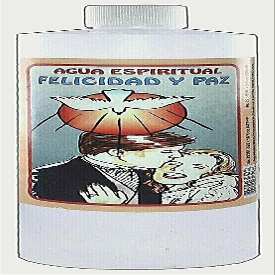 3 BOTTLES HAPPINESS & PEACE SPIRITUAL WATER-FELIDAD Y PAZ AGUA ESPIRITUAL 16OZ - MAGICK PAGAN