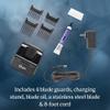 Oster Professional Cordless Hair Clippers, Fast Feed for Barbers and Hair Cutting with Detachable Blade, Burgundy view 3