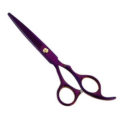 Hair Cutting Scissors, 1pc Professional Hairdressing Scissor Hair Scissors Hair Cutting Scissors Kit Hair Straight Thinning Scissors Barber Salon Tools BY KKZY (Color : Light Yellow)