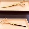 Hair Cutting Scissors, 18K Tungsten Steel Professional Hair Scissors Set Cutting Barber Salon Haircut Thinning Shear Hairdressing Tool Cutting Scissors BY KKZY (Color : 1pcs) view 2