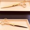Hair Cutting Scissors, 18K Tungsten Steel Professional Hair Scissors Set Cutting Barber Salon Haircut Thinning Shear Hairdressing Tool Cutting Scissors BY KKZY (Color : 1pcs) view 4