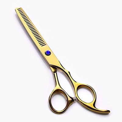 Hair Cutting Scissors, 1pc Professional Hairdressing Scissor Hair Scissors Hair Cutting Scissors Kit Hair Straight Thinning Scissors Barber Salon Tools BY KKZY (Color : Ivory)