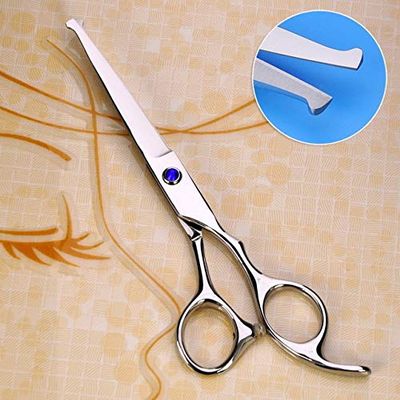 Hair Cutting Scissors, 1pc Professional Hairdressing Scissor Hair Scissors Hair Cutting Scissors Kit Hair Straight Thinning Scissors Barber Salon Tools BY KKZY (Color : Burgundy)