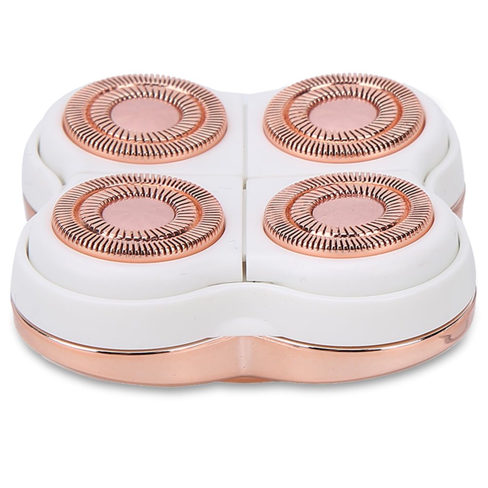 Hair Remover Replacement Head, Women's Electric Shaver Replacement Heads Hair Remover Body Hair Shaver Machine Head Rose Gold