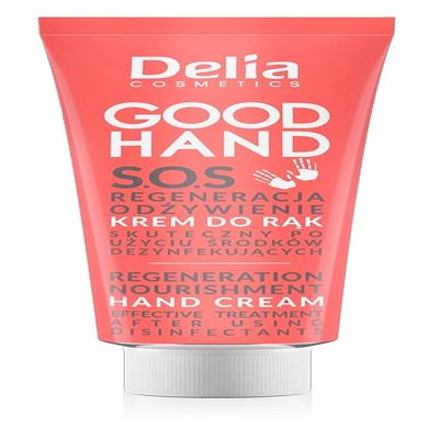 Delia Cosmetics Good Hand S.O.S. Regeneration Nourishment Hand Creams after using disinfectants for Whole Family 75ml